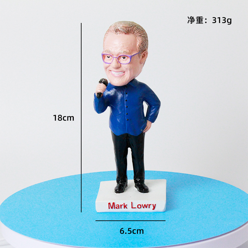 Famous character images, shaking head figurines, resin crafts, dolls, figurinesCustom Bobblehead