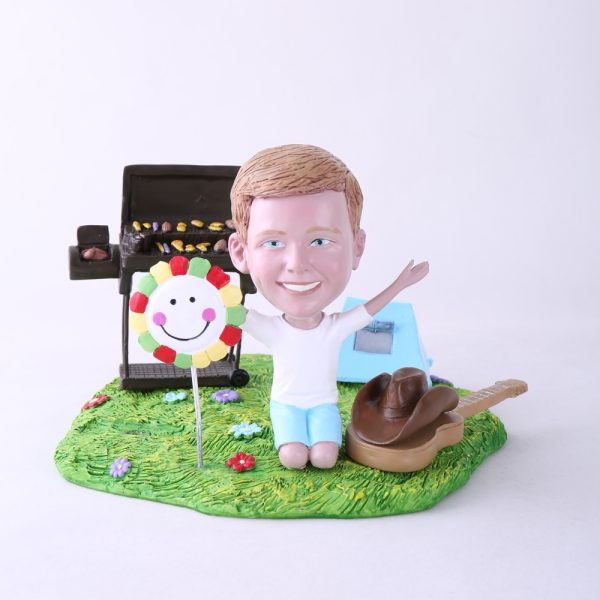 Custom Bobblehead: BBQ Theme Boy